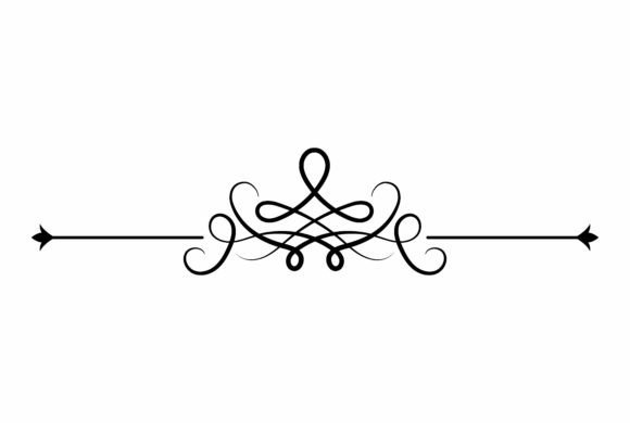Black Swirl Art Graphics & Illustrations for Branding