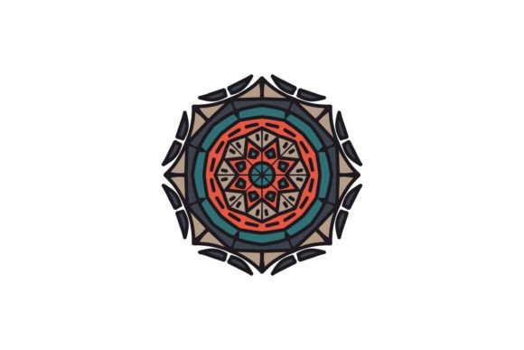 Decorative Art Mandala Icon: Graphics & Icons for Soulful Branding