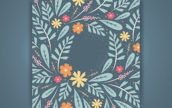 Decorative Seamless Floral Background Graphics