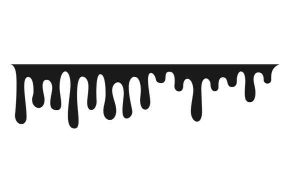 Ink Dripping Border Graphics for Bold Client Illustrations