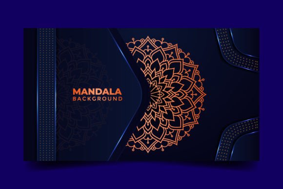 Islamic Decorative Mandala Background Graphics