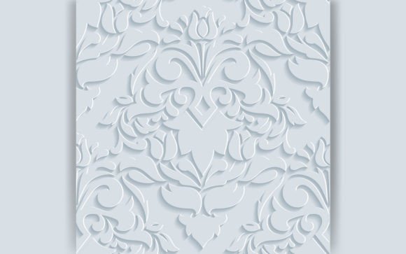 Paper Cut Decorative Flower Greeting SVG for Crafts & Graphics